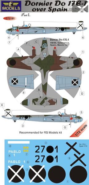 Dornier Do17E-1 over Spain part 1  c72191