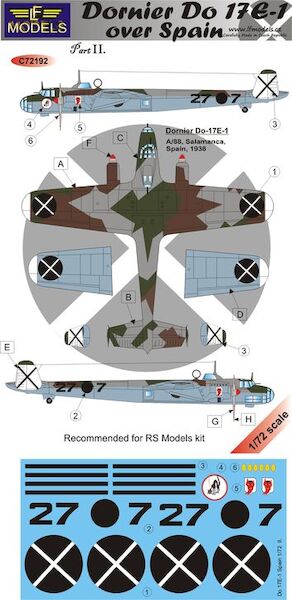 Dornier Do17E-1 over Spain part 2  c72192