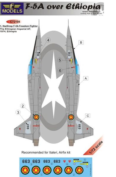 F5B Freedom Fighter over Ethiopia  c72194