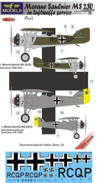 Morane Saulnier MS230 in Luftwaffe Service Part 1  c72195