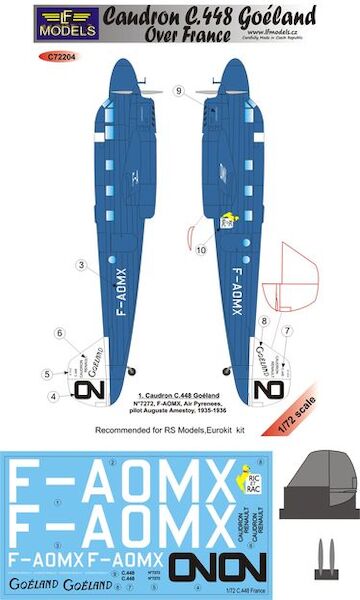 Caudron C448 Goeland over France (F-AOMX)  c72204