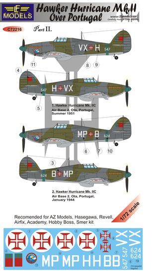 Hawker Hurricane MKII over Portugal part II  c72216