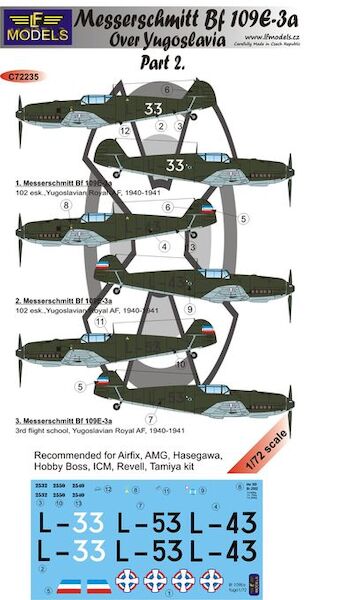 Messerschmitt BF109E-3 over Yugoslavia part 2  C72235