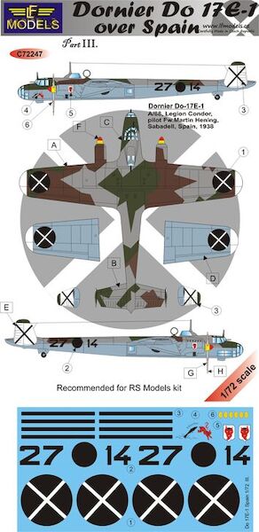 Dornier Do17E-1 over Spain part 3  c72247