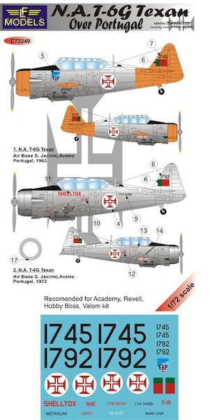 N.A. T6G Texan over Portugal  c72249