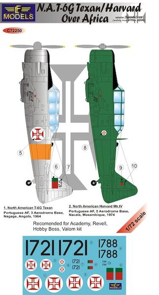 N.A. T6G Texan/Harvard over Africa c72250