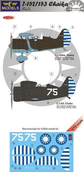Polikarpov I-152/I-153 Chaika Part II (China AF) c7226