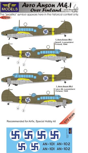 Avro Anson MK1 over Finland  c72278