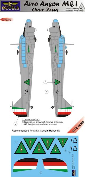 Avro Anson MK1 over Iraq  c72279