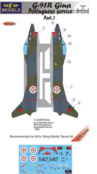 Fiat G91R Gina in Portugese service part 1  c72280