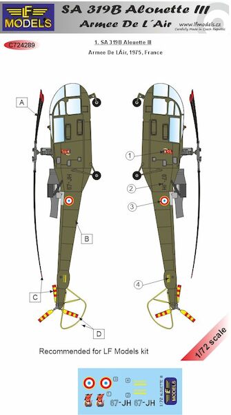 SA 319B Alouette III French Armee De L"Air  c72289