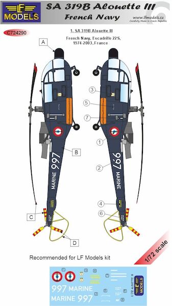 SA 319B Alouette III French Navy  c72289