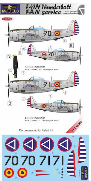 Republic F47N Thunderbolt in FAN Nicaraguan Service  c72293