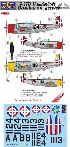Republic F47D Thunderbolt in Dominican Service  c72294