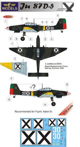 Junkers Ju87D-5 (Bulgarian AF) c7232