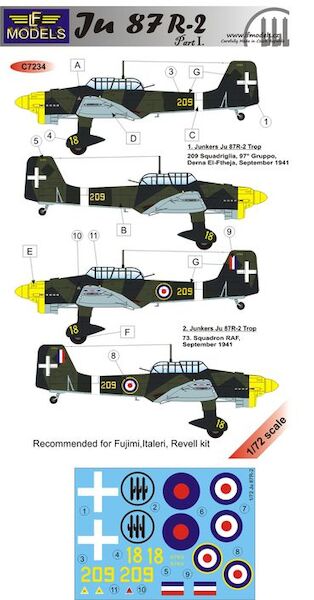 Junkers Ju87R-2 (Italian AF, RAF) c7234