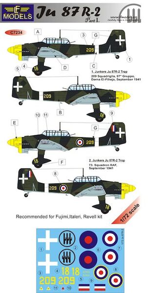 Junkers Ju87R-2 (Italian AF, RAF)  c7234