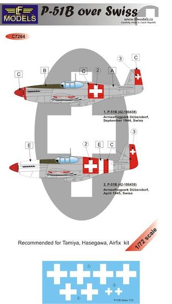 P51B Mustang over Swiss c7264