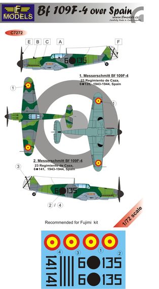 BF109F over Spain c7272