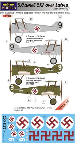 Sopwith 2F.1 Camel over Latvia  c7295