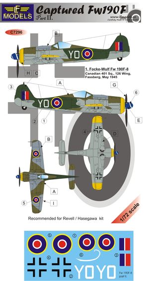 Captured Focke Wulf FW190F Part II  c7296