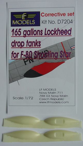 165 gallons Lockheed Drop tanks for F80 Shooting Star  D7204