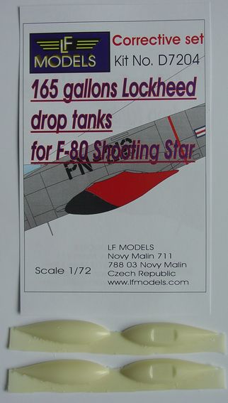 165 gallons Lockheed Drop tanks for F80 Shooting Star D7204