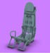He 162 Salamander seat  (Revell) LF3D3201