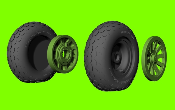 Mustang´s weighted wheels - oval tread  LF3D3206
