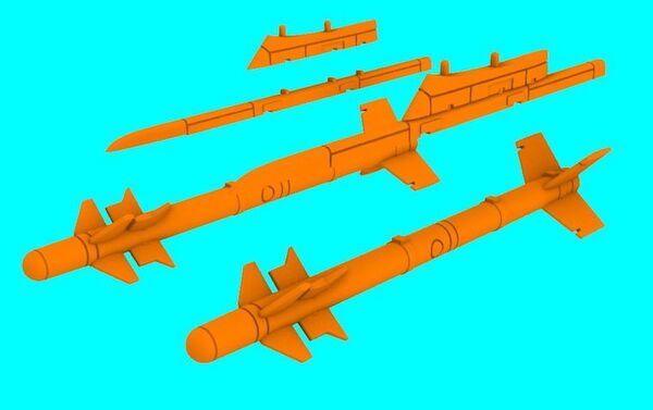 Matra G550 Magic Air to Air Missiles including Launch pad (2x)  LF3D4807