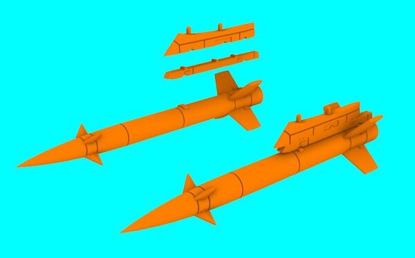 CITEFA MP-1000 Martin Pescador Anti Ship Missiles including Launch pad (2x) LF3D4809