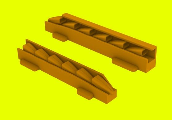 Messerschmitt Bf 109G/K exhaust stacks (AZ models)  LF3D7206