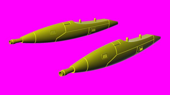 DEFA 30mm cannons for Macchi MB326 LF3D7235