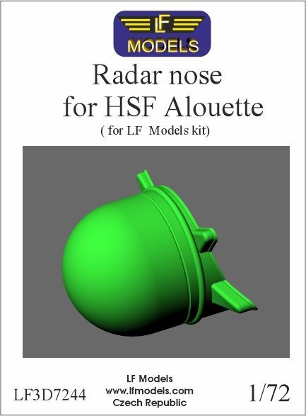 Radar nose for HSF Alouette III (LF models)  LF3D7244