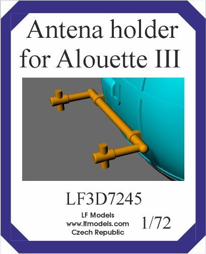 Antenna holder for Alouette III (LF models) LF3D7245