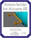 Antenna holder for Alouette III (LF models) LF3D7245