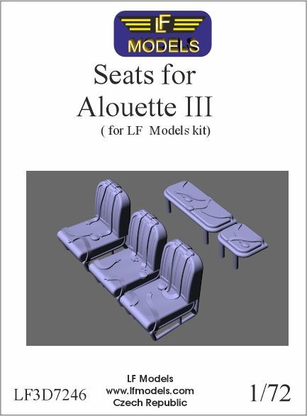 Seats for  Alouette III (LF models)  LF3D7246