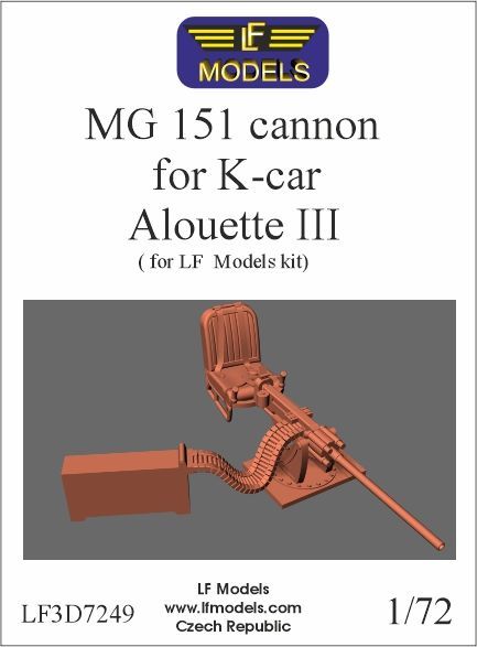 MG 151 cannon for K-car Alouette III (LF models) LF3D7249