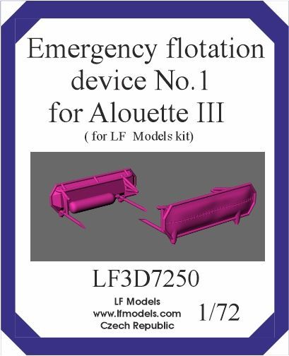 Emergency flotation device No.1 for Alouette III (LF models) LF3D7250