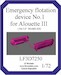 Emergency flotation device No.1 for Alouette III (LF models) LF3D7250