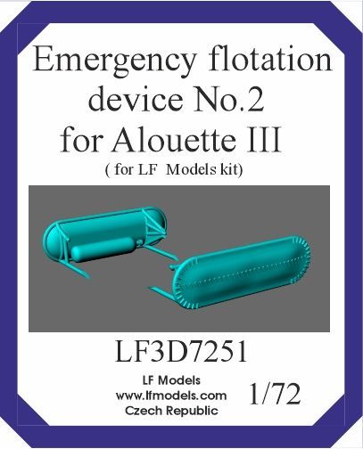 Emergency flotation device No.2 for Alouette III (LF models)  LF3D7251