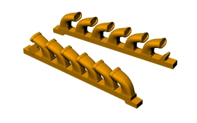S-199/CS-199 exhaust stacks (EDUARD  LF3D7258