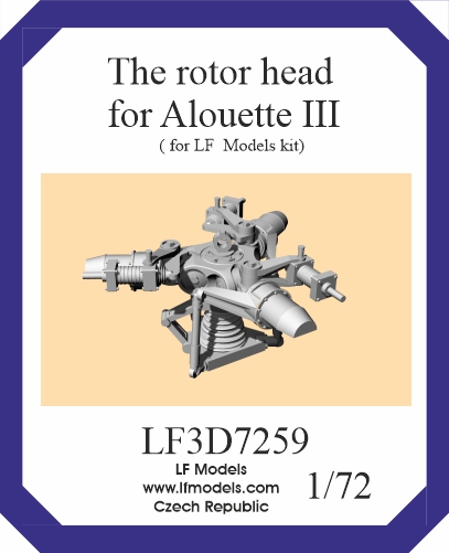 Rotor head for Alouette III   (LF Models)  LF3D7259