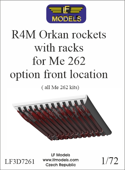 R4M Orkan rockets for Me 262 option front location  LF3D7261