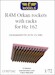 R4M Orkan rockets with racks for He 162, 2x 12 rockets for all kits. LF3D7263