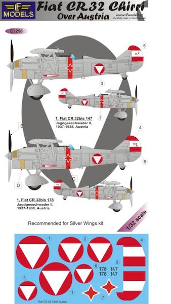Fiat CR32 Chirri over Austria LFC3256