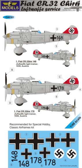 Fiat CR32 Chirri In Luftwaffe Service  LFC48161