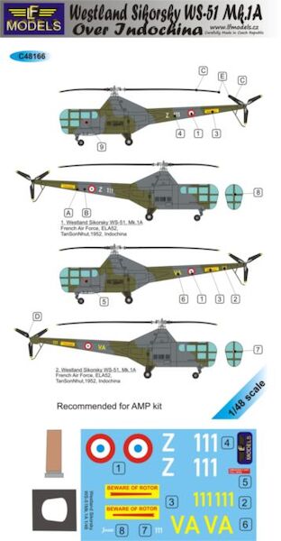 Westland Sikorsky WS-51 Dragonfly MK.1A Over Indochina  LFC48166