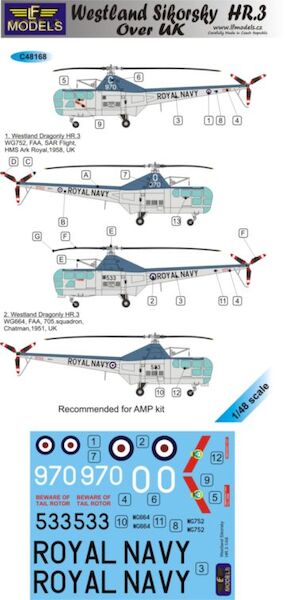 Westland Sikorsky WS-51 Dragonfly HR3 over UK  LFC48168