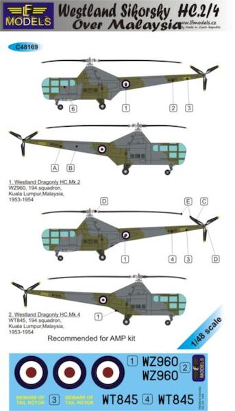 Westland Sikorsky WS-51 Dragonfly HC2/4 over Malaya LFC48169